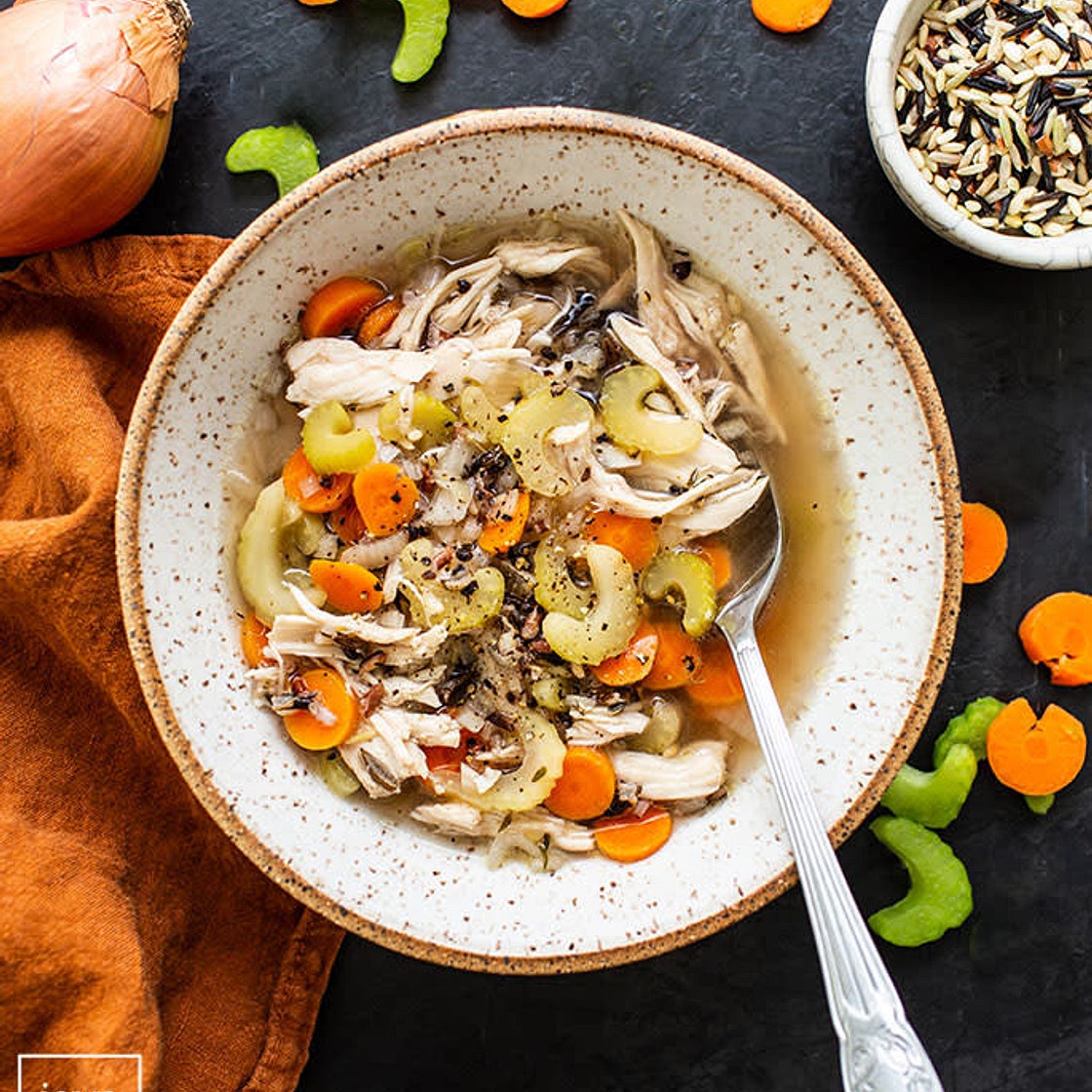 Crockpot Chicken and Wild Rice Soup