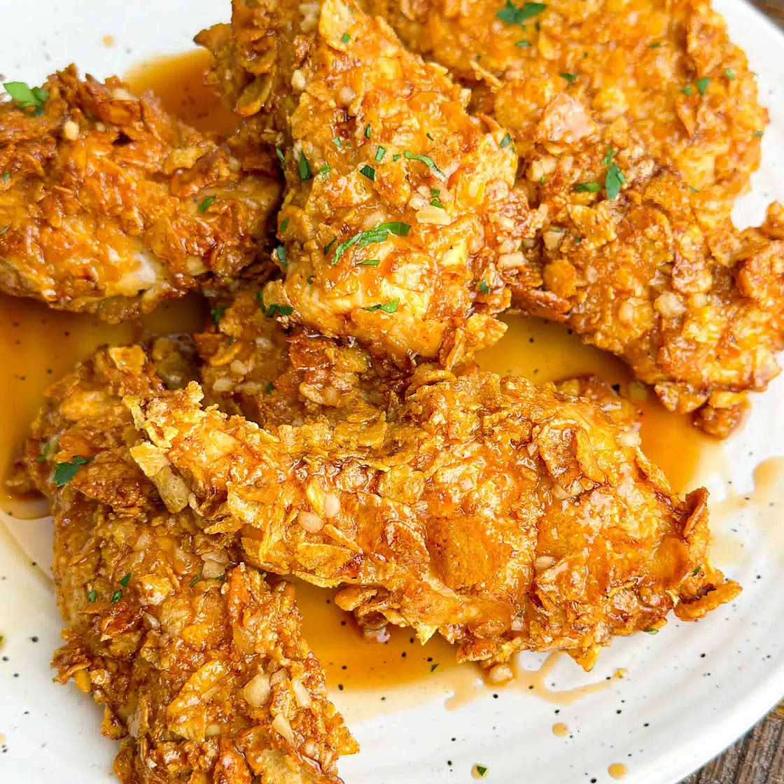 Air Fryer Honey Garlic Chicken Tenders