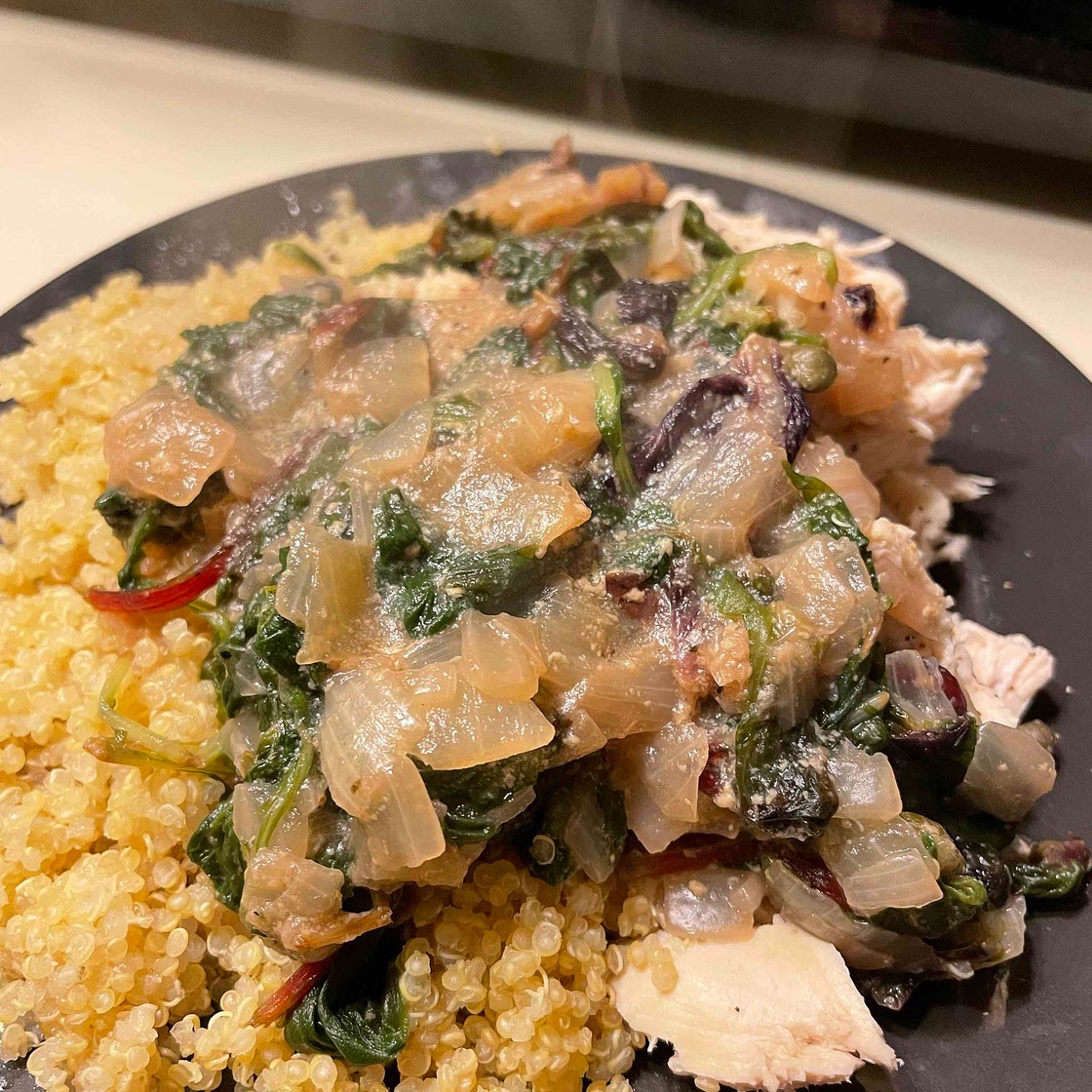Coconut Poached Salmon [Chicken] [CEC]