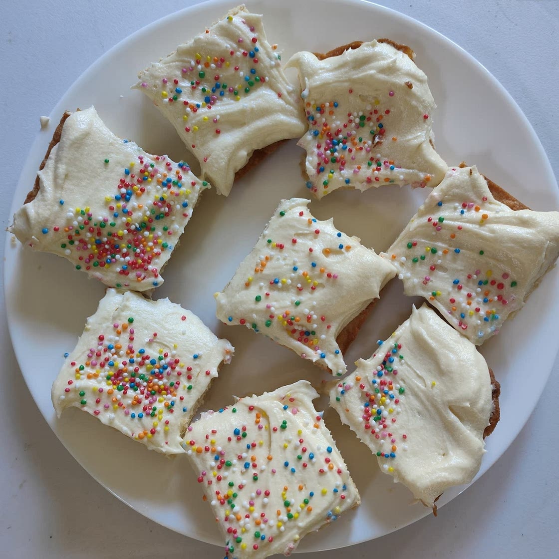 Frosted Sugar Cookie Bars