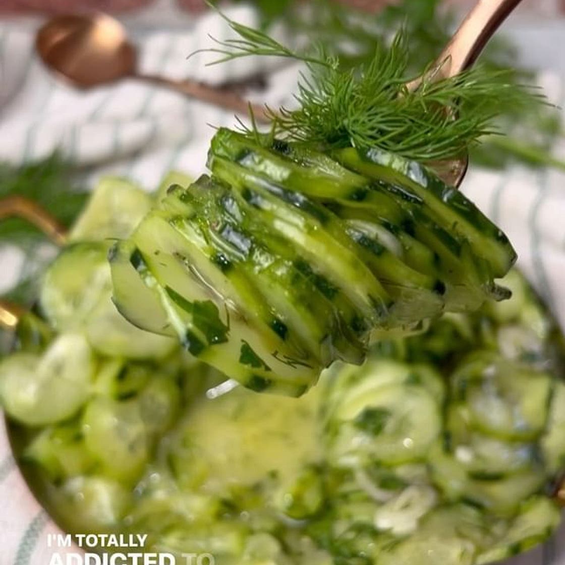 Crunchy Cucumber Salad