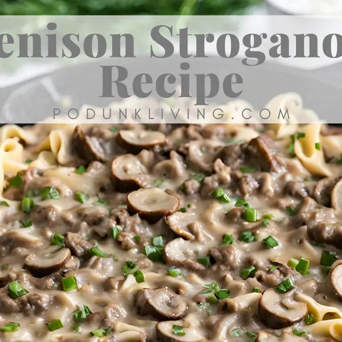 Venison Stroganoff