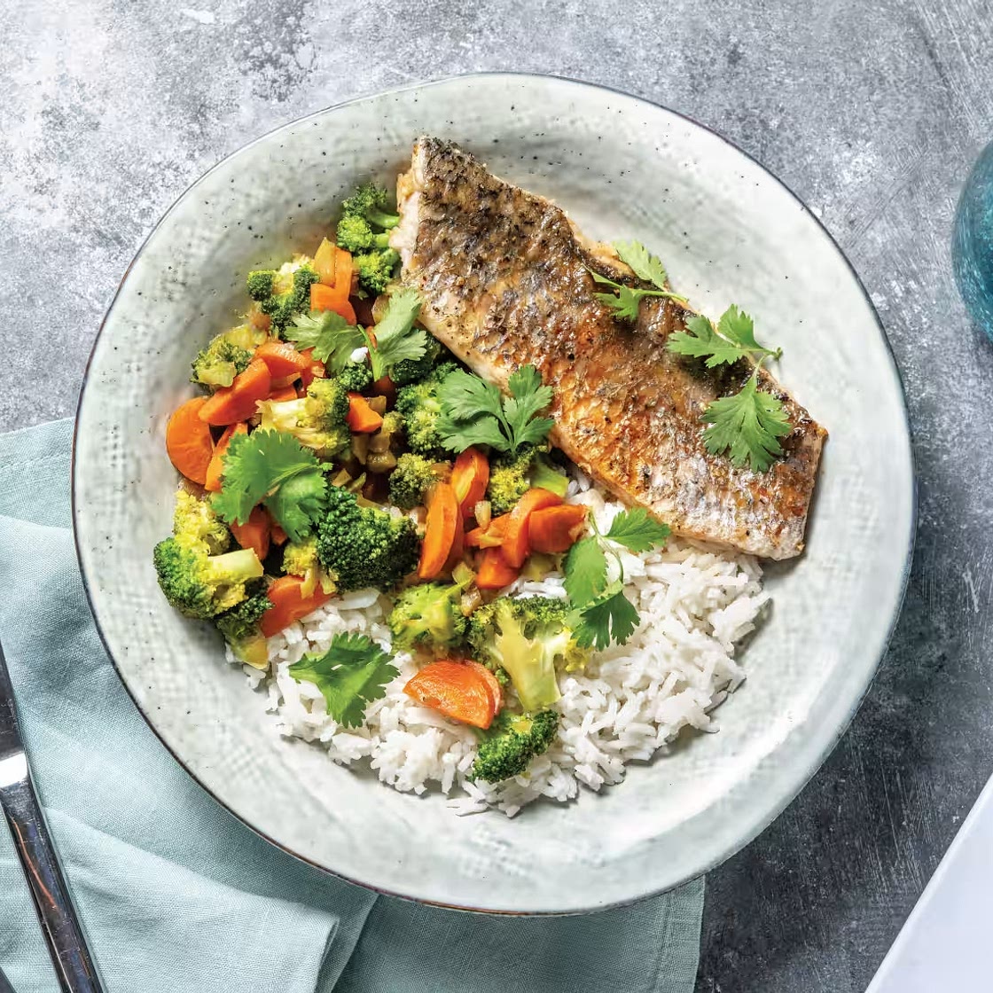 Garlic Ginger Barramundi Stir-Fry