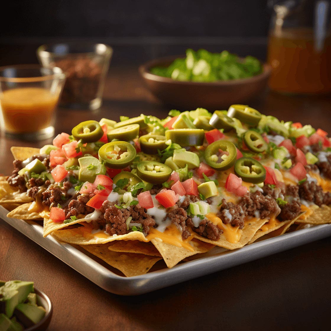 Game Day Loaded Nacho Platter