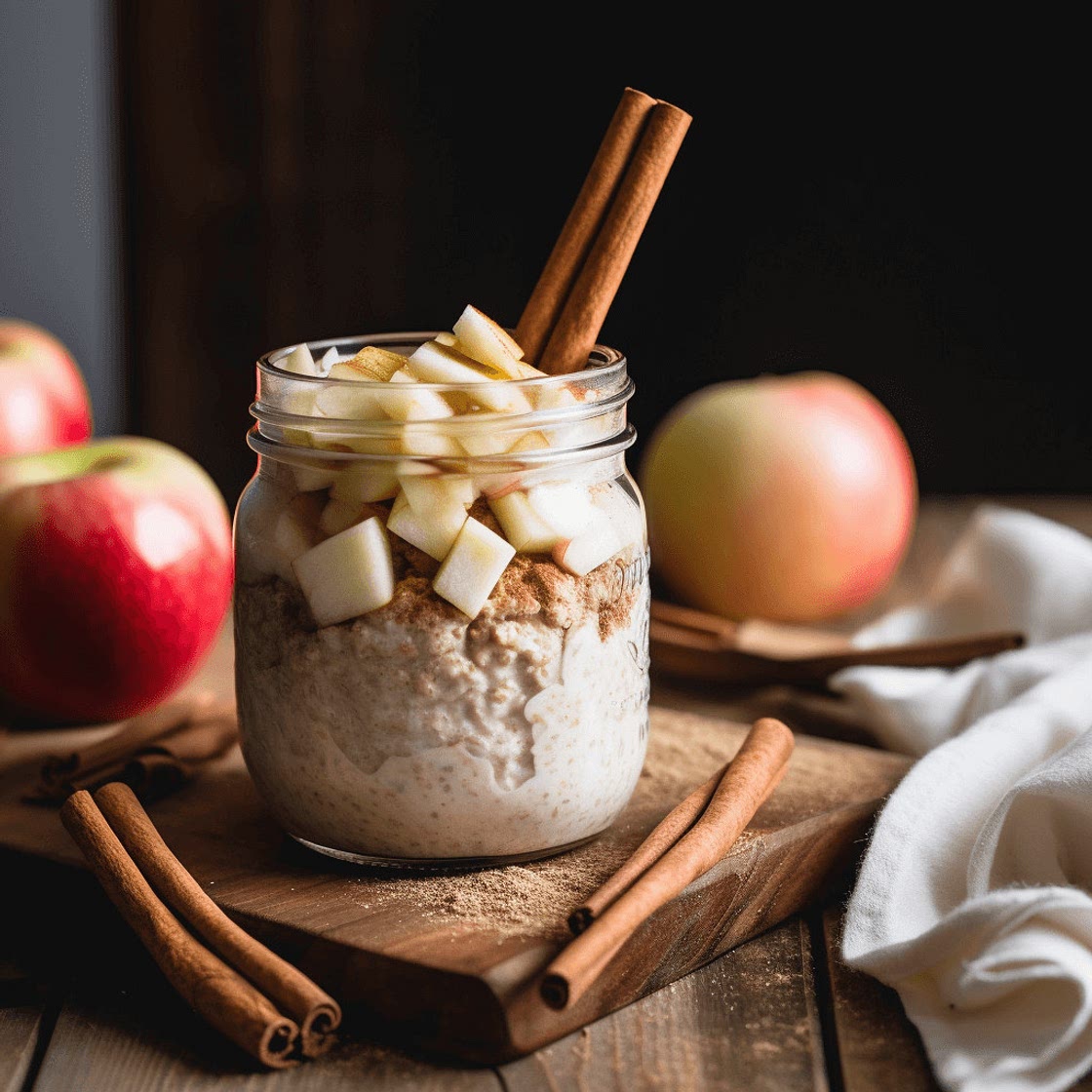 Apple Cinnamon Overnight Oats