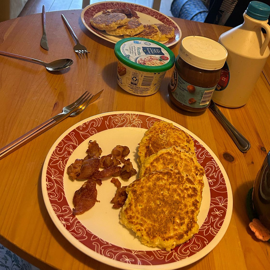 Light & Fluffy Ricotta Pancakes