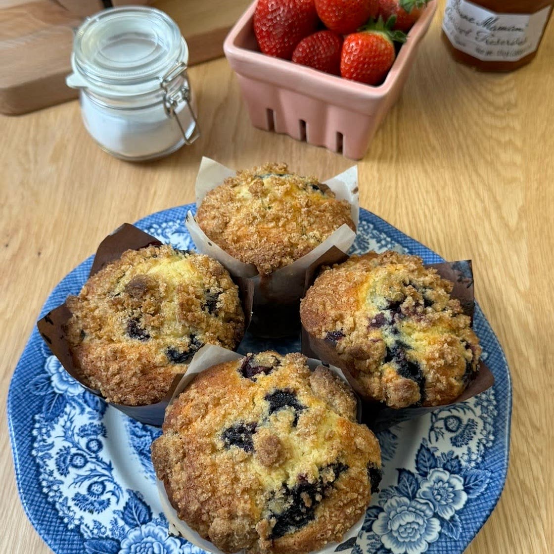 Blueberry Crumble Muffins