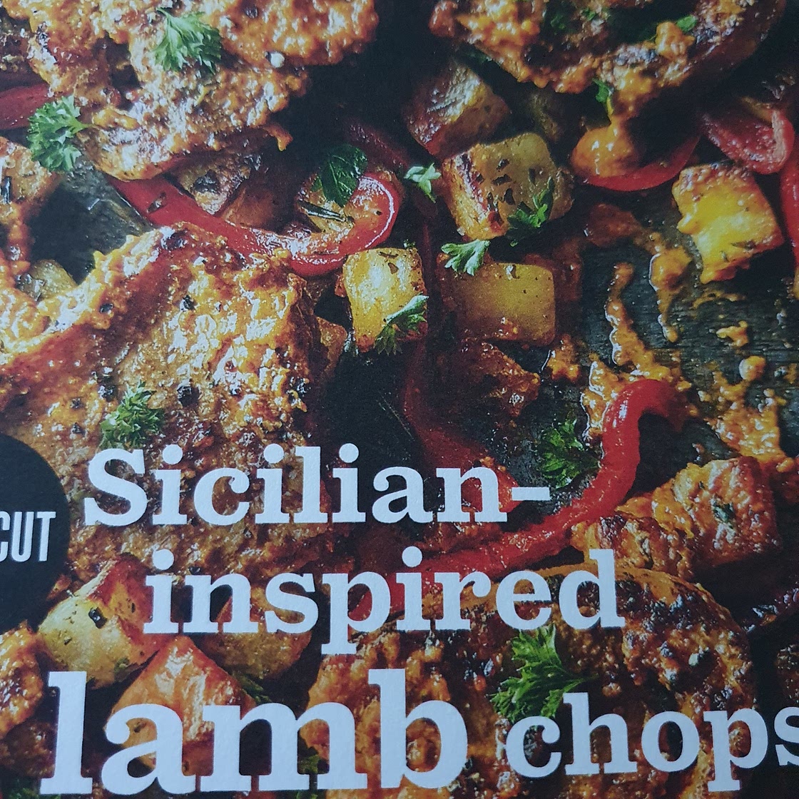 Sicilia inspired lamb chops