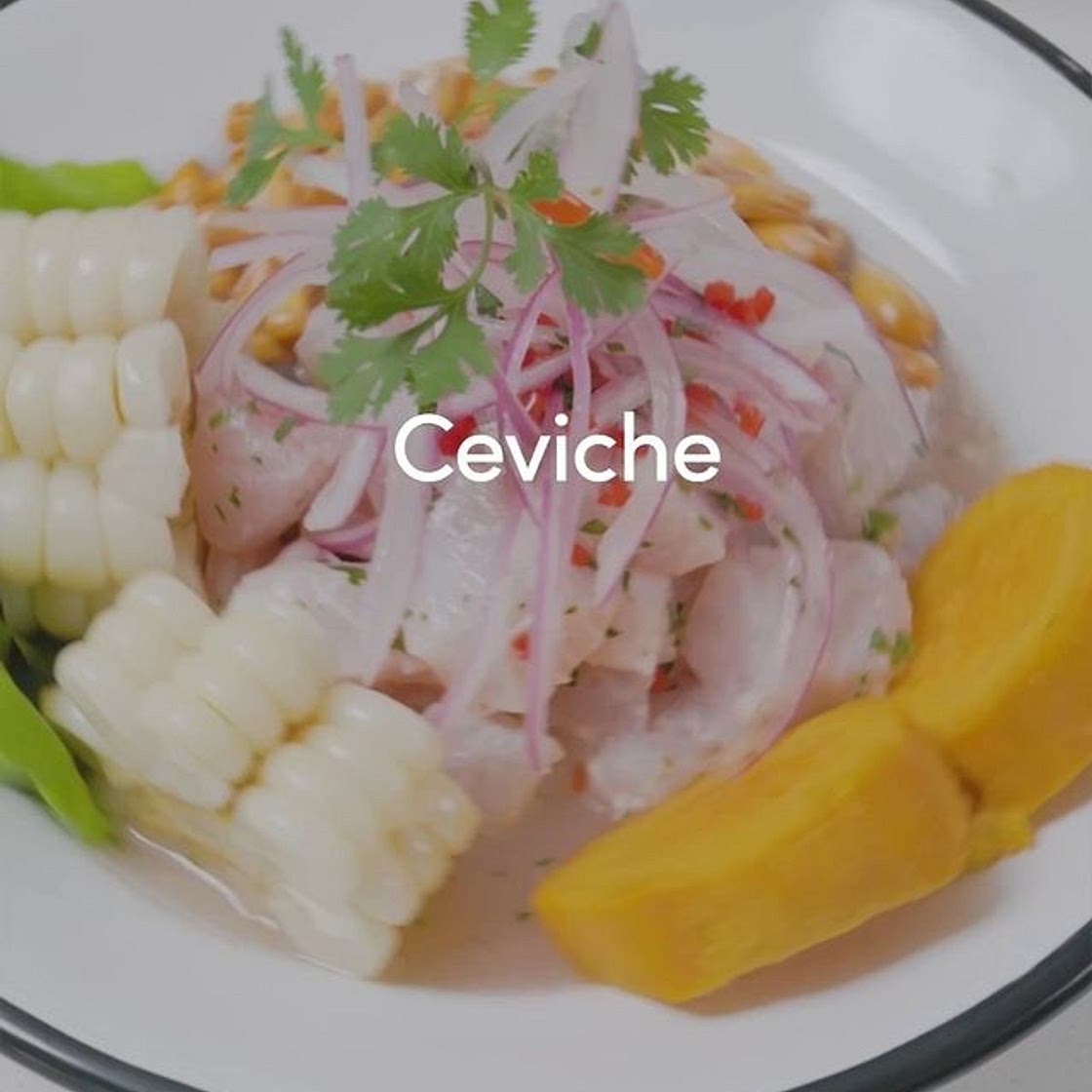 Ceviche de pescado 