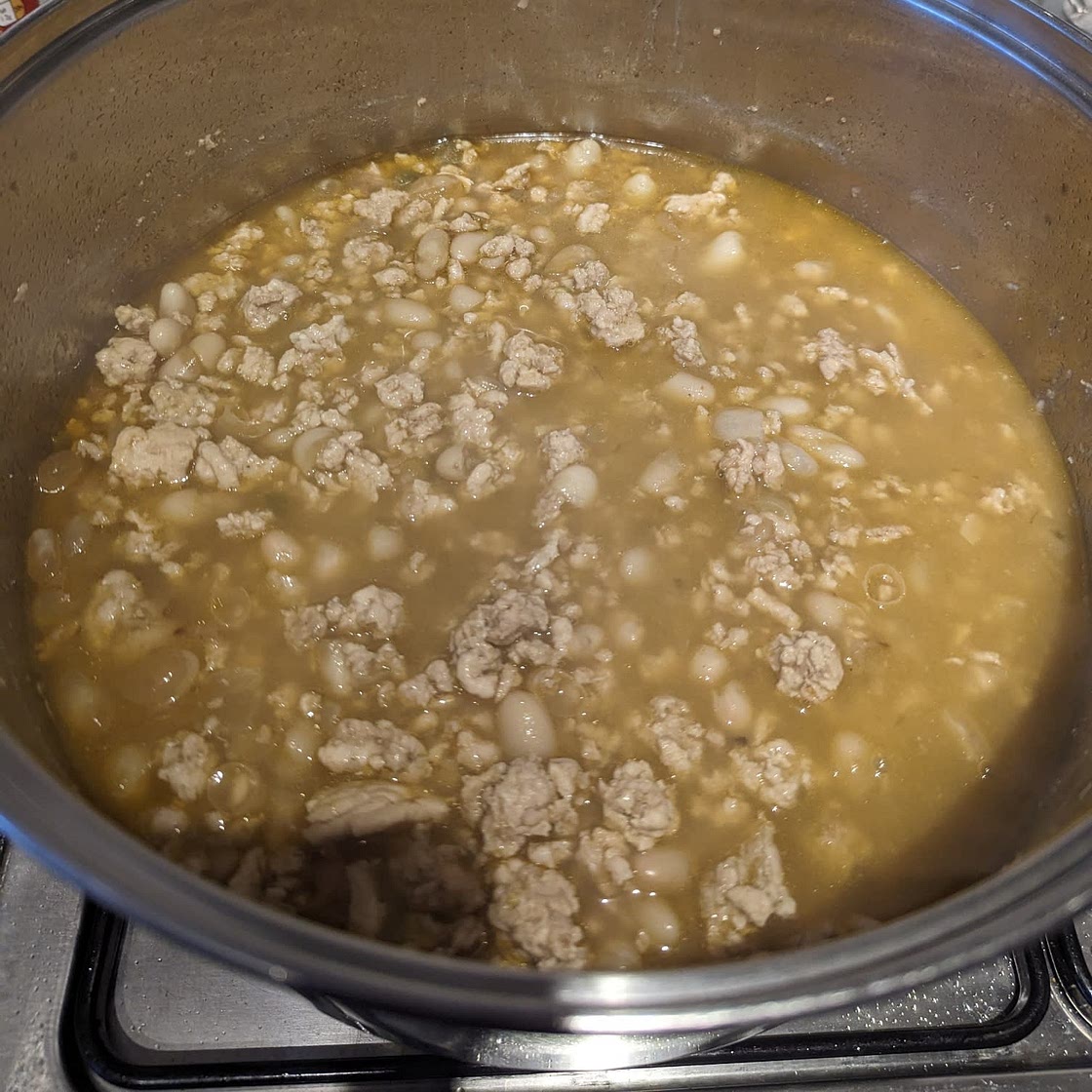 Ground Turkey White Chili