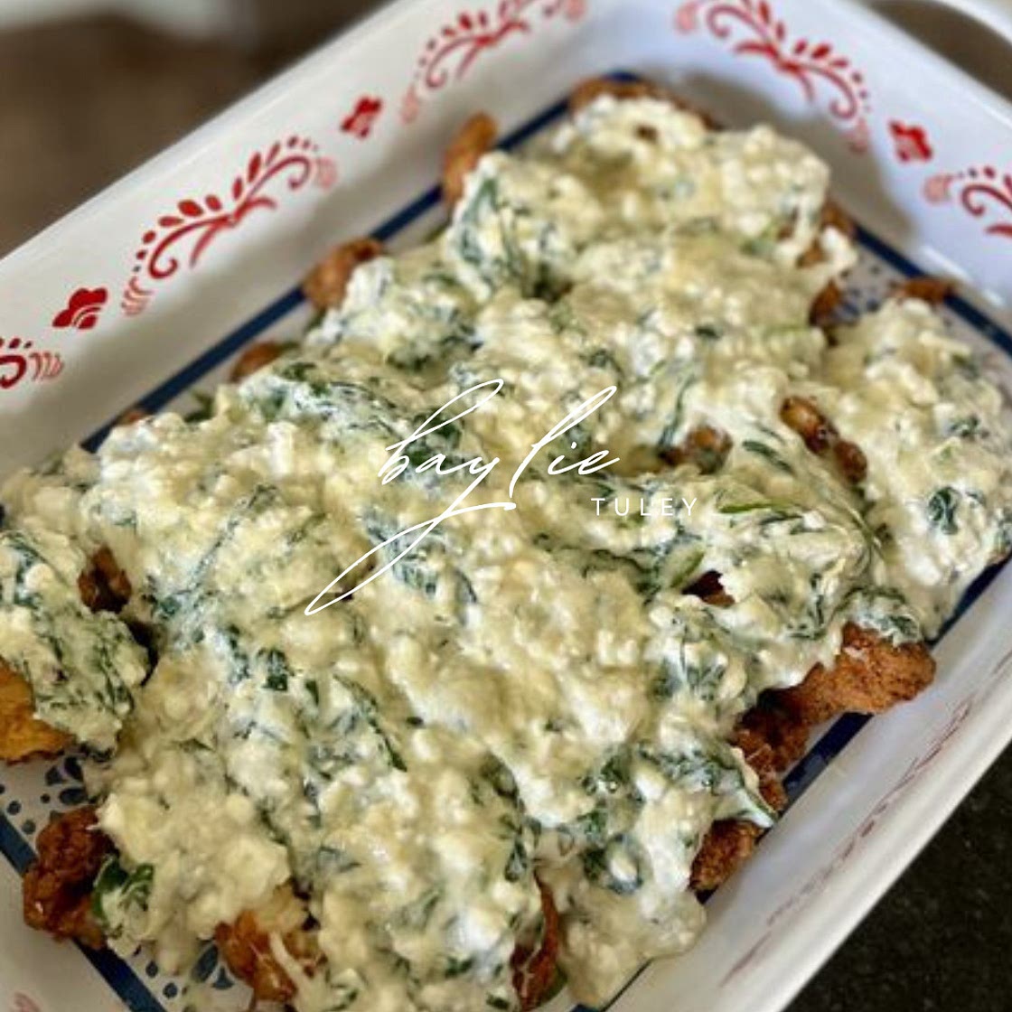 High Protein Low Carb Spinach Artichoke Chicken Tender Casserole
