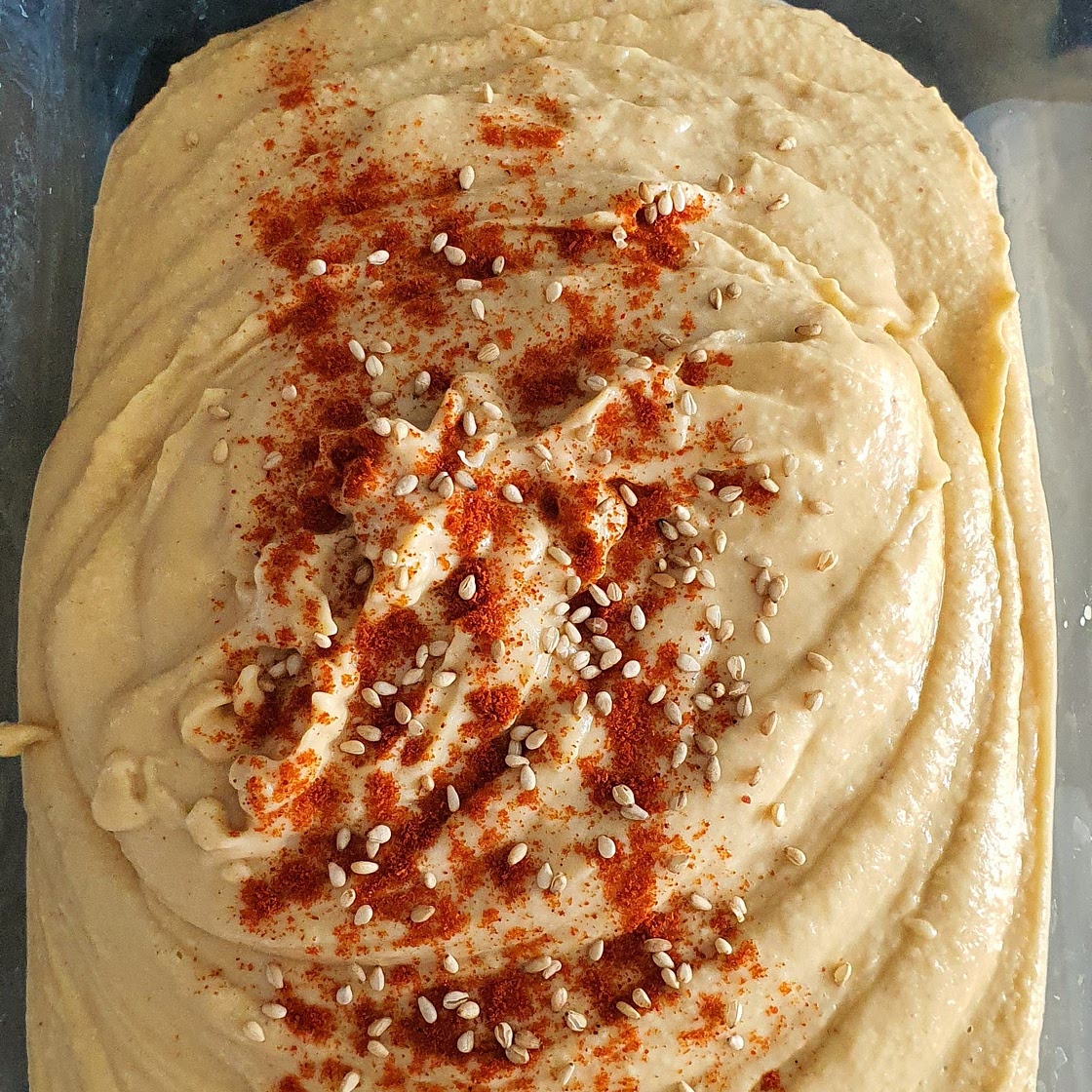 Houmous aux olives