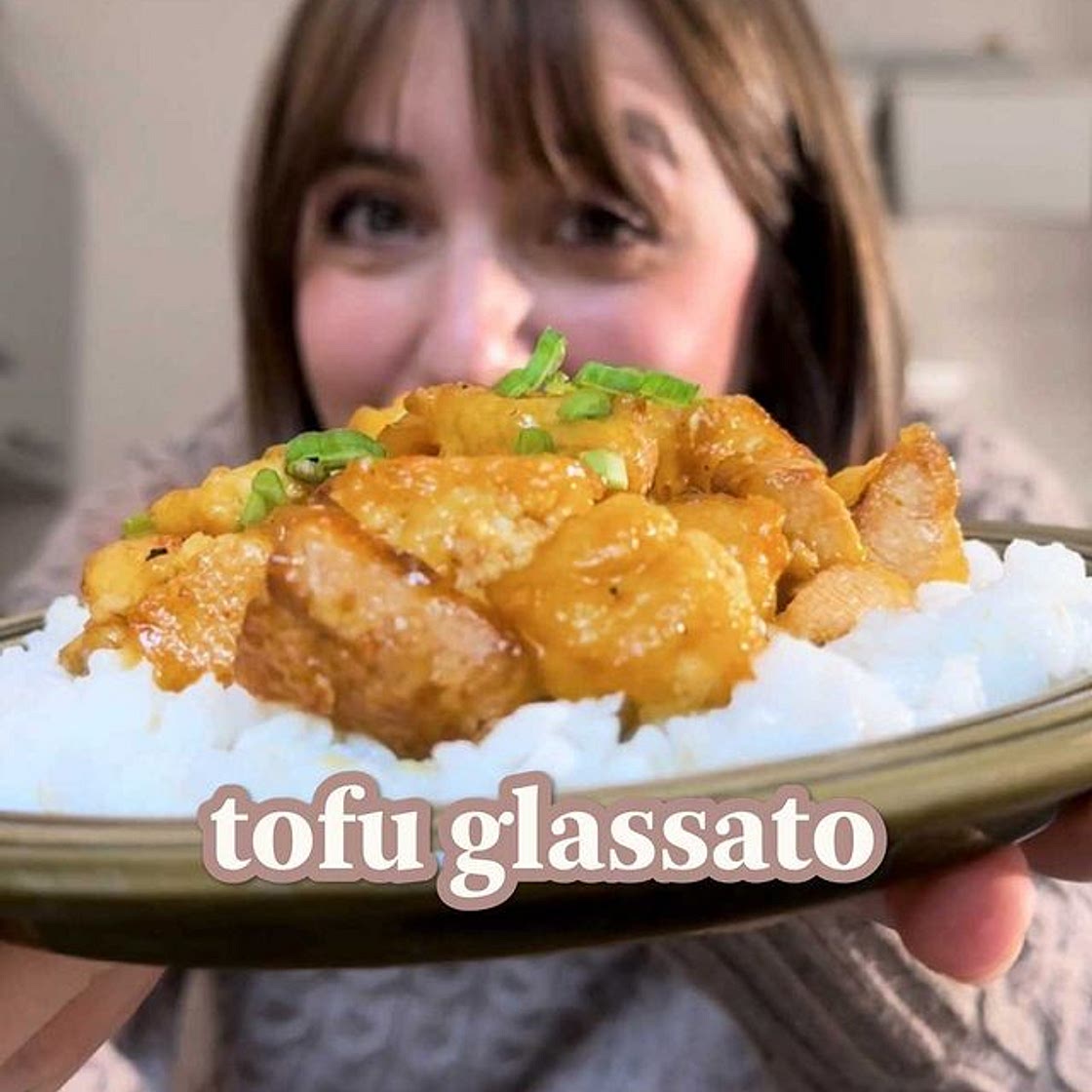 Tofu glassato 