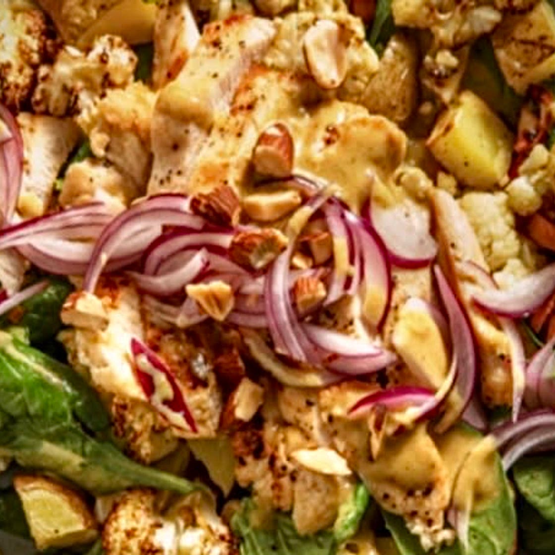 Cauliflower Chicken Salad