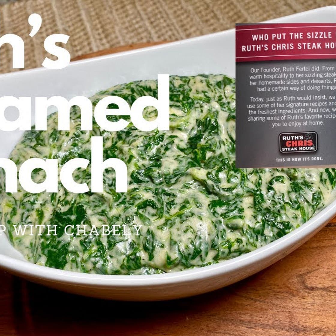 Ruth's Chris Creamed Spinach! Ruth's ACTUAL recipe! Easy and Delicious Recipe!
