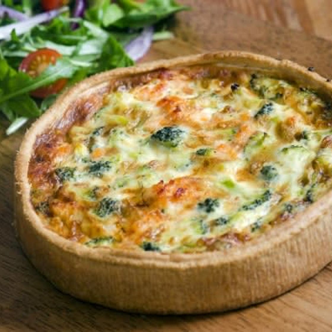 Quiche poireau saumon