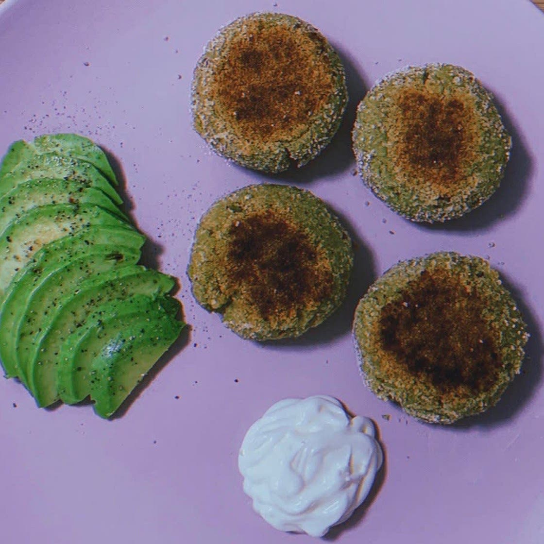 mini burger di ceci e zucchine 