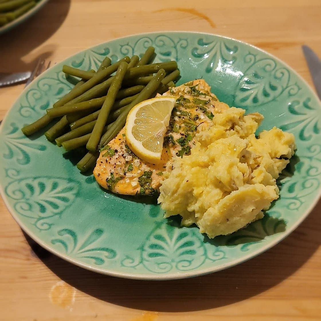Garlic Butter Baked Salmon