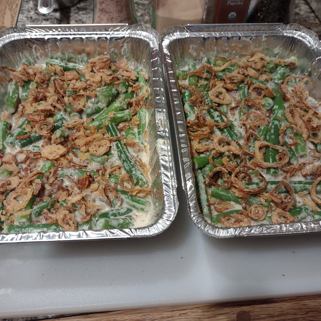 Babish Green bean casserole