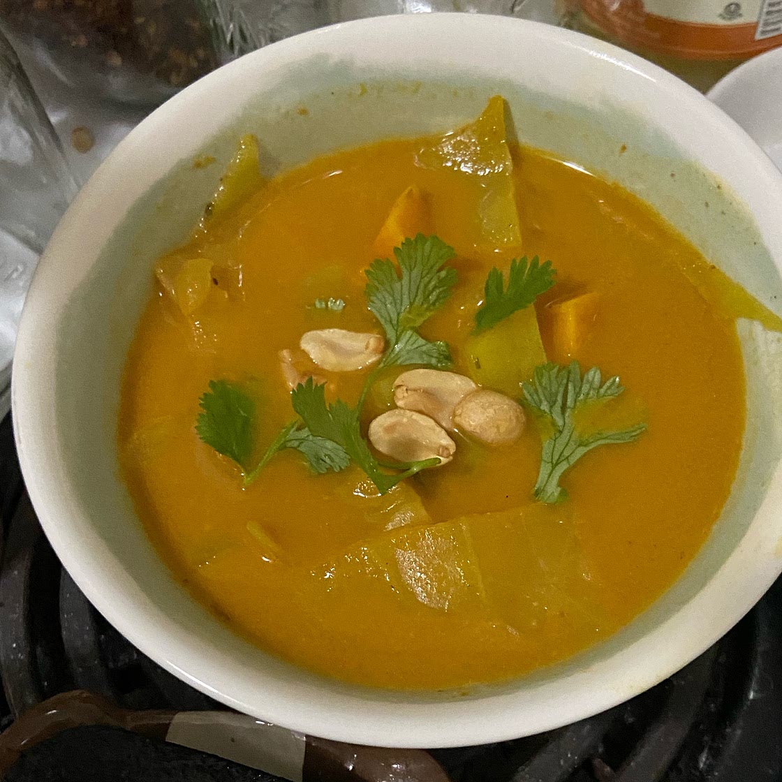 Malaysian Cabbage amd Peanut Soup