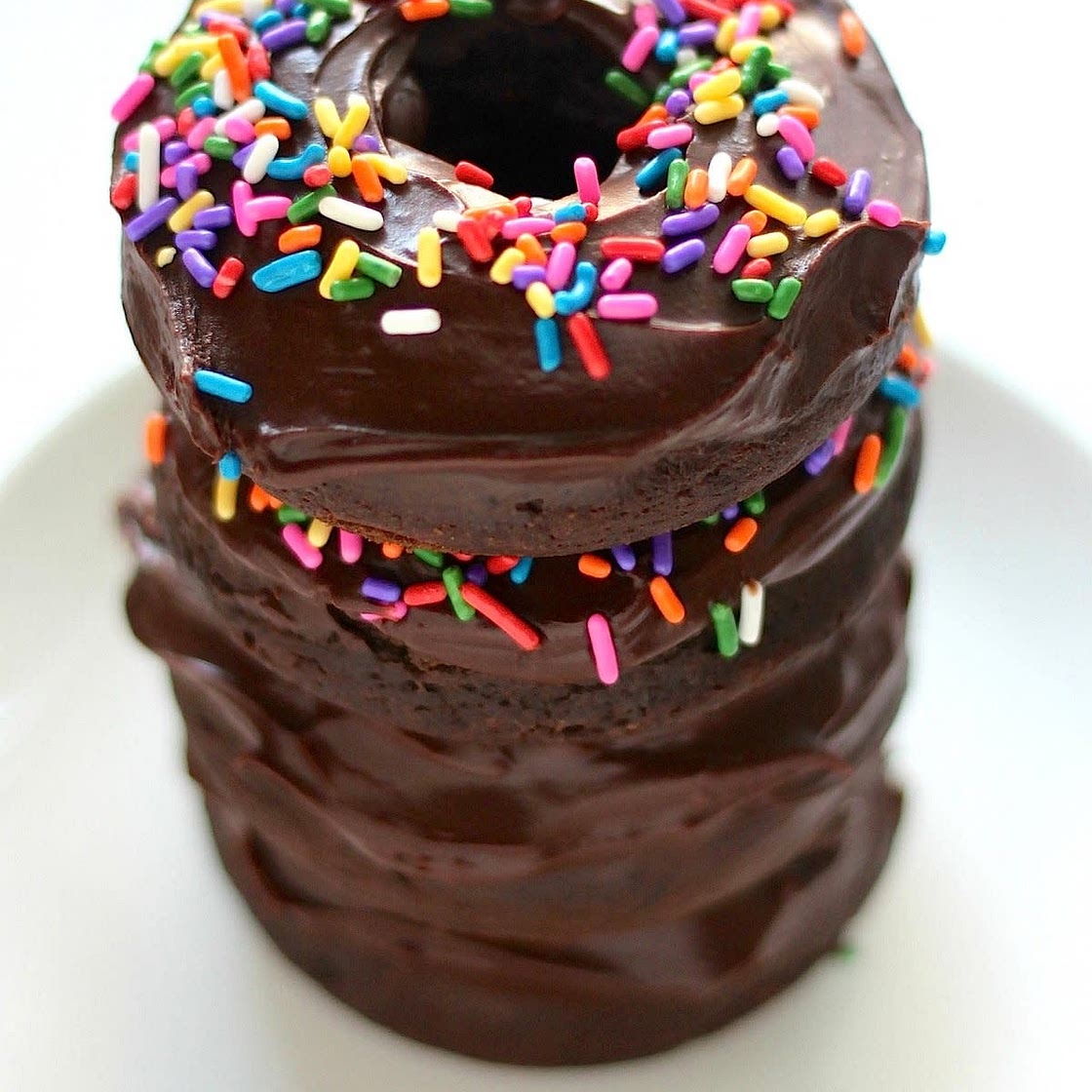 Chocolate cake donuts 