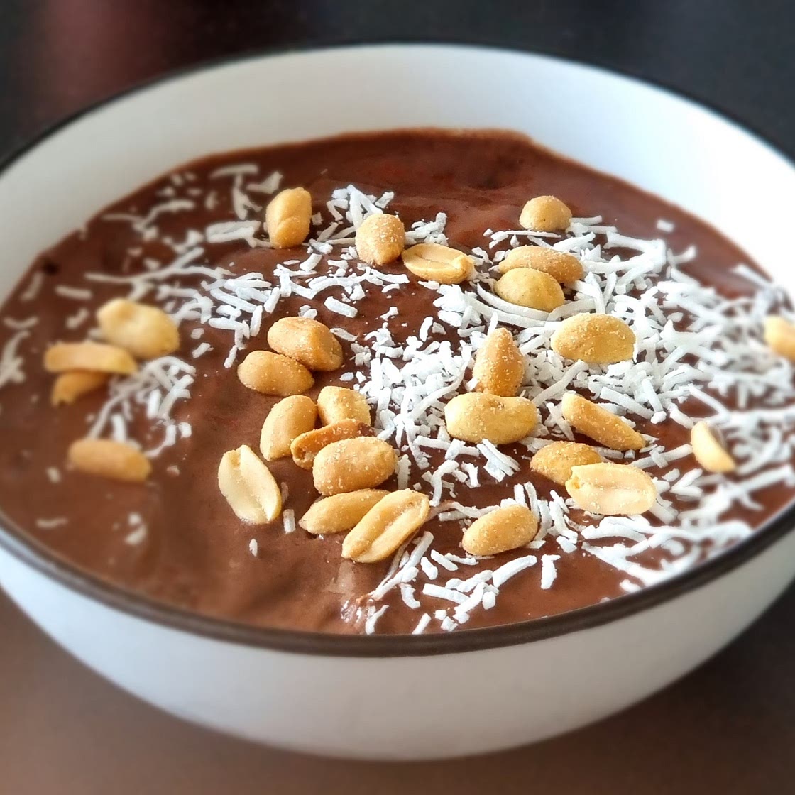 Chocolate banana nice cream - bulgur base