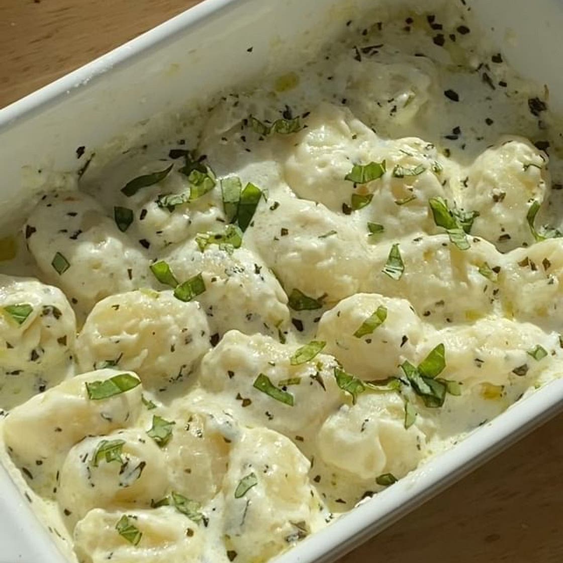 Single Serve Creamy One Pan Gnocchi