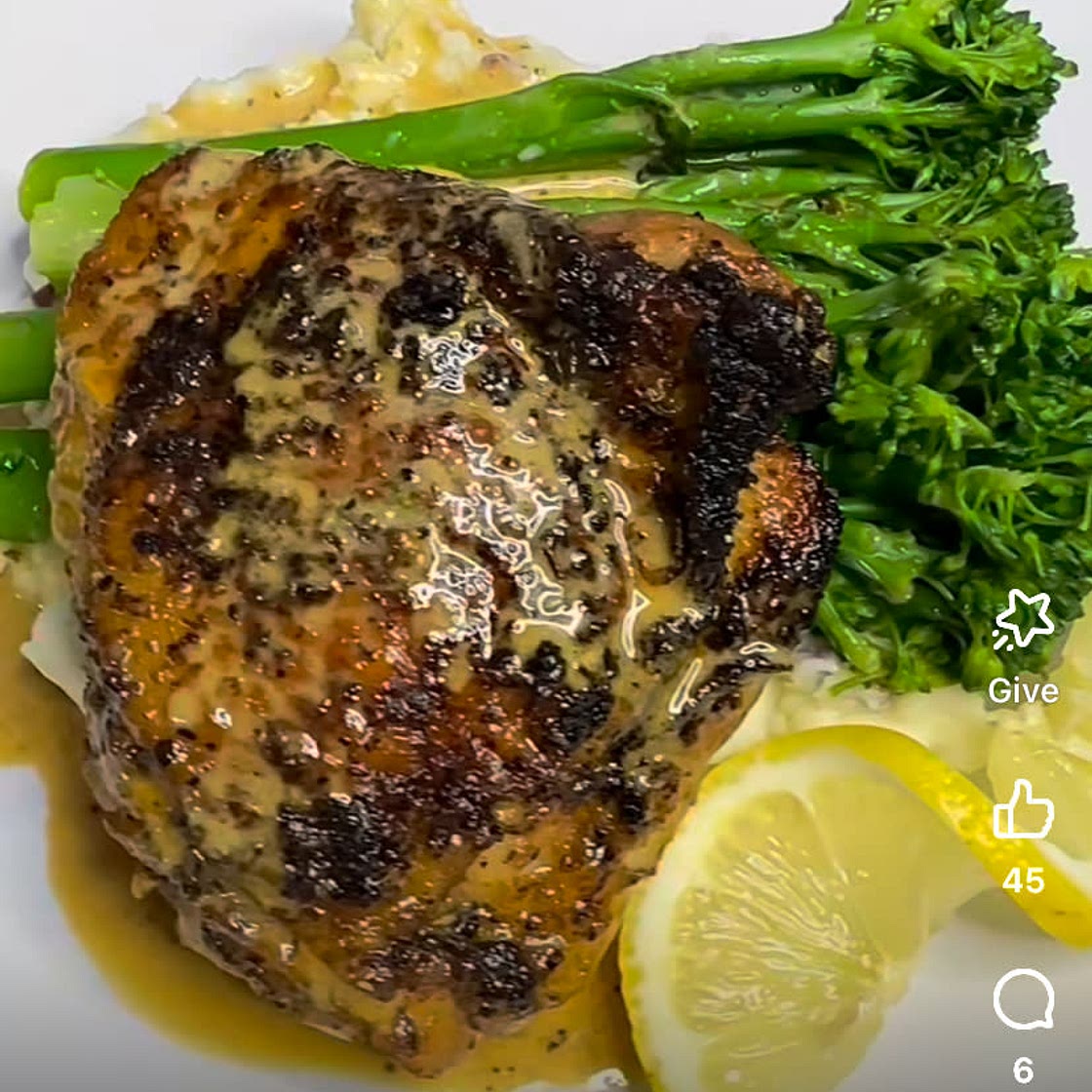 Honey Lemon Garlic Chicken 