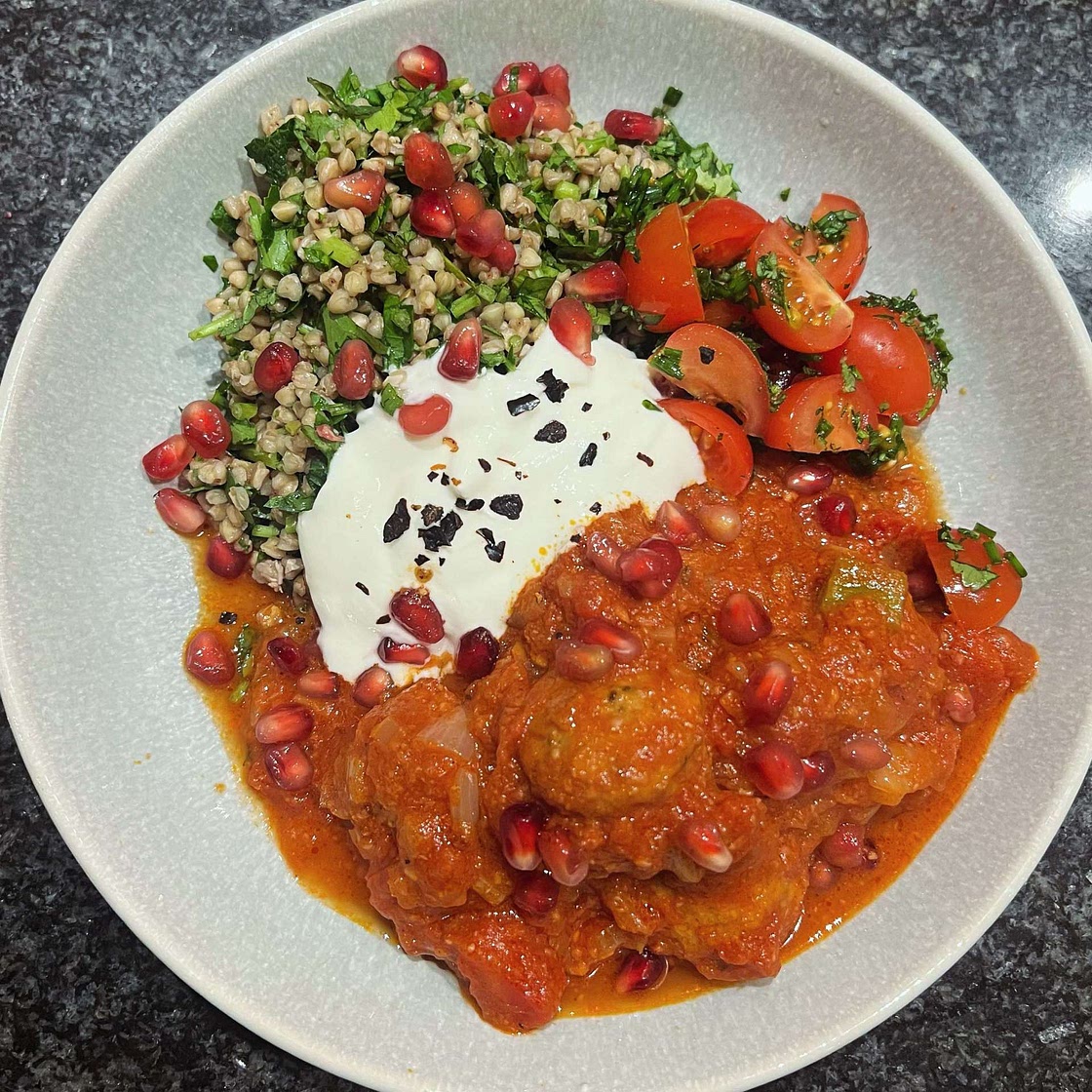 Vegan Moroccan Meatballs