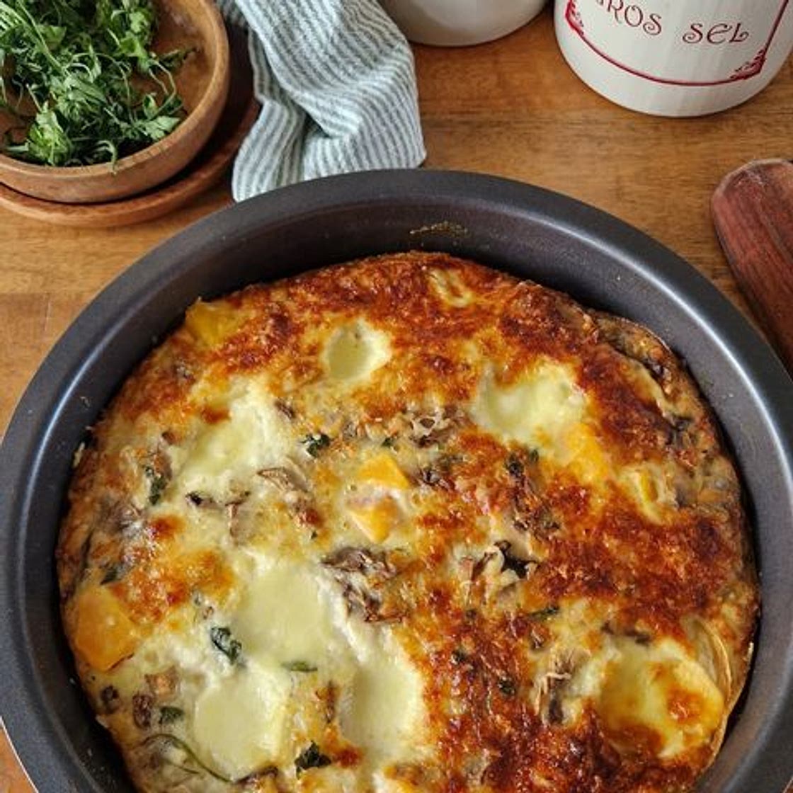 Clafoutis potimarron chèvre