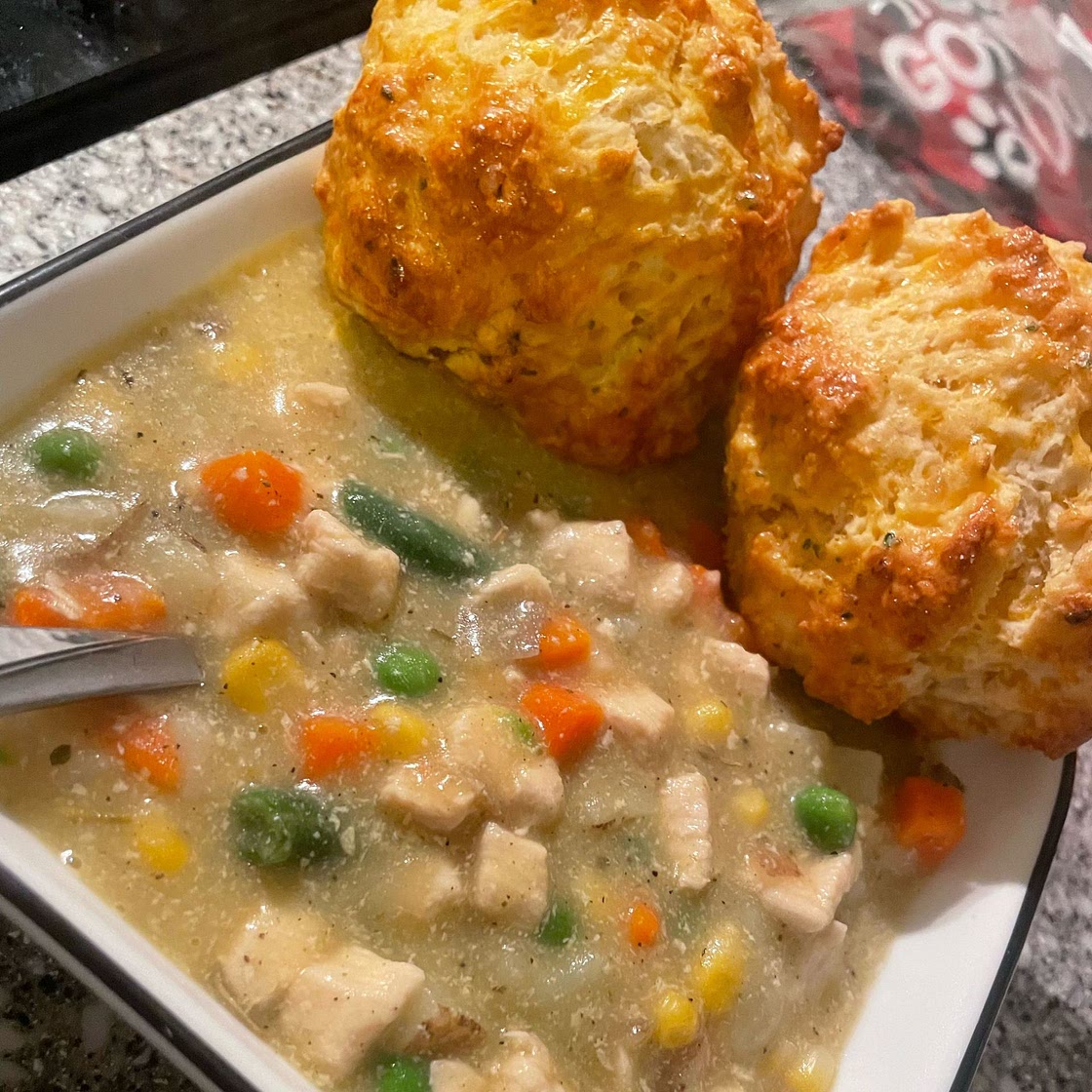 Deconstructed Chicken Pot Pie