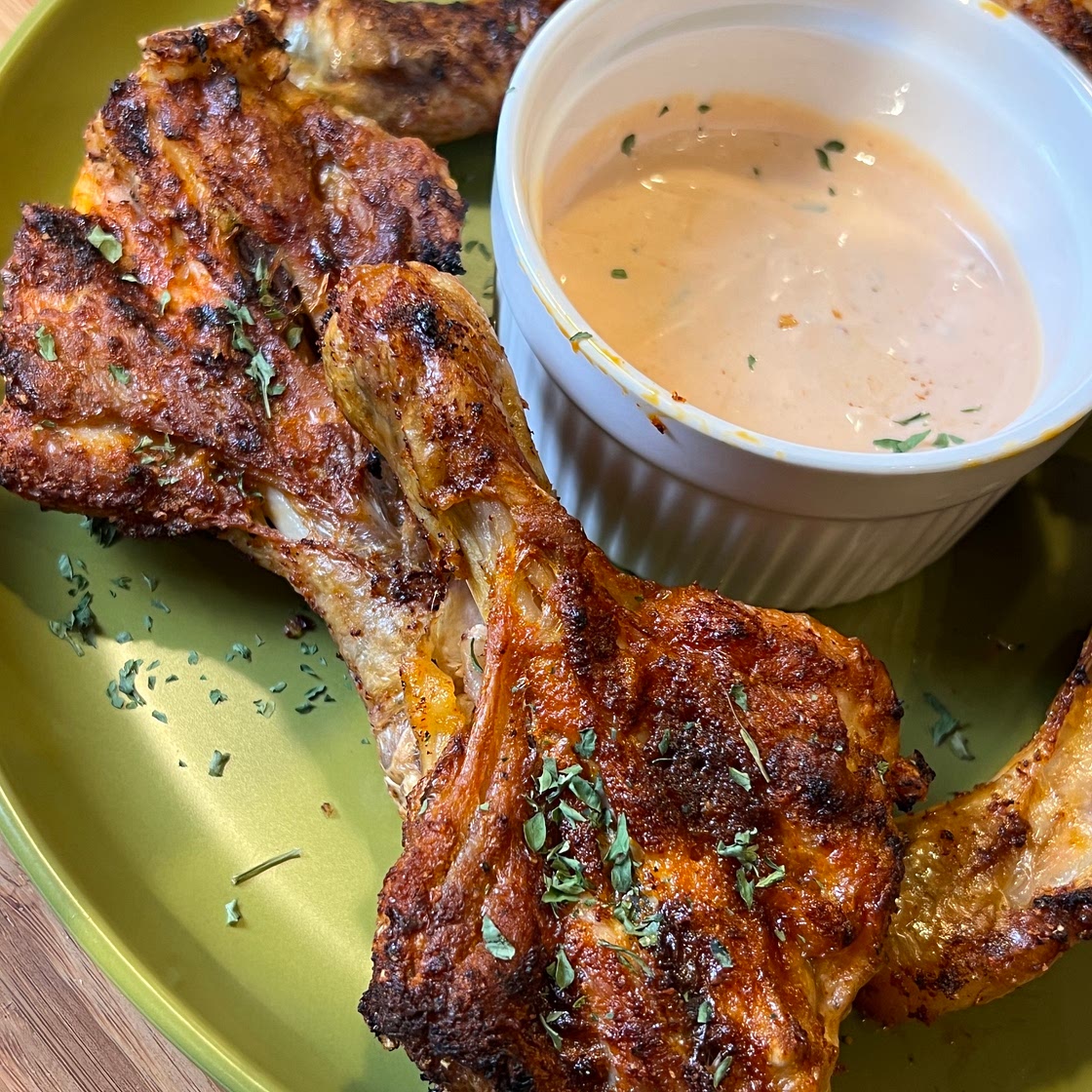Air Fryer Butterfly Chicken Drumsticks