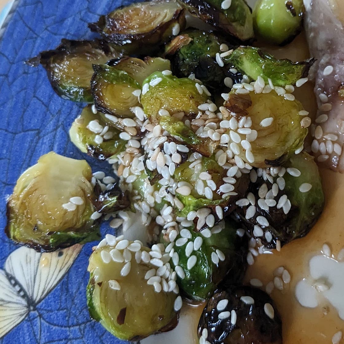 Honey Sriracha Brussel Sprouts