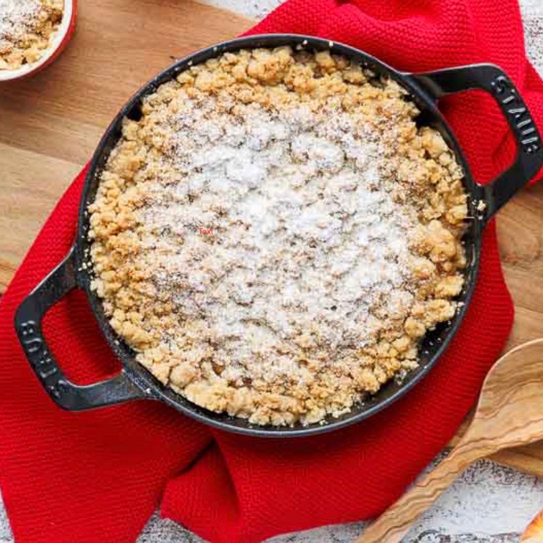 Apfel Crumble