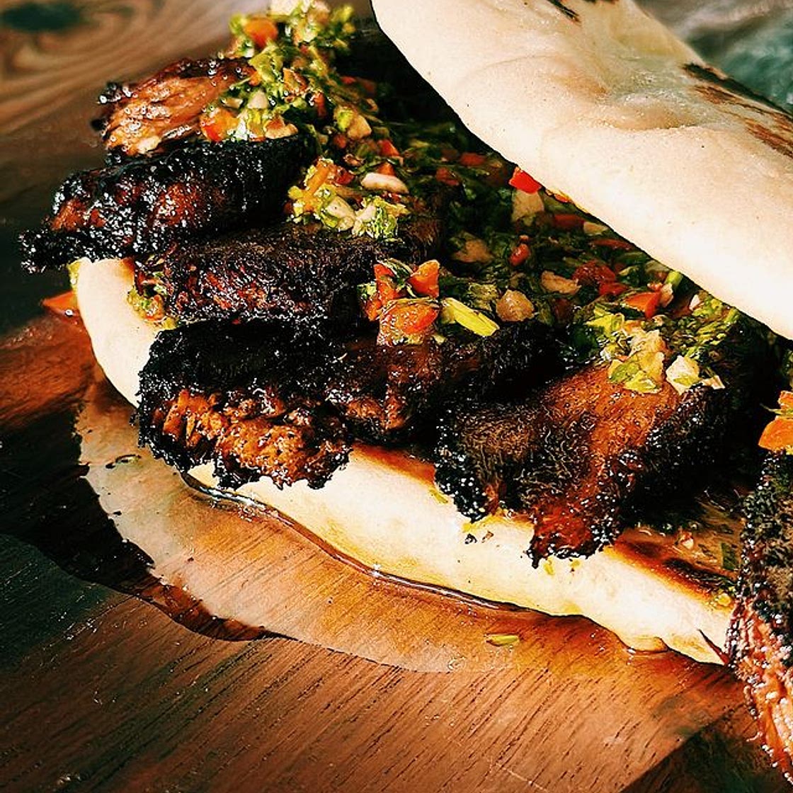 LIONS MANE STEAK PITTA WITH CHIMICHURRI 🥩