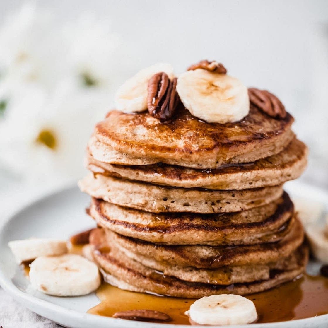 Nancy’s Healthy Banana Oatmeal Pancakes