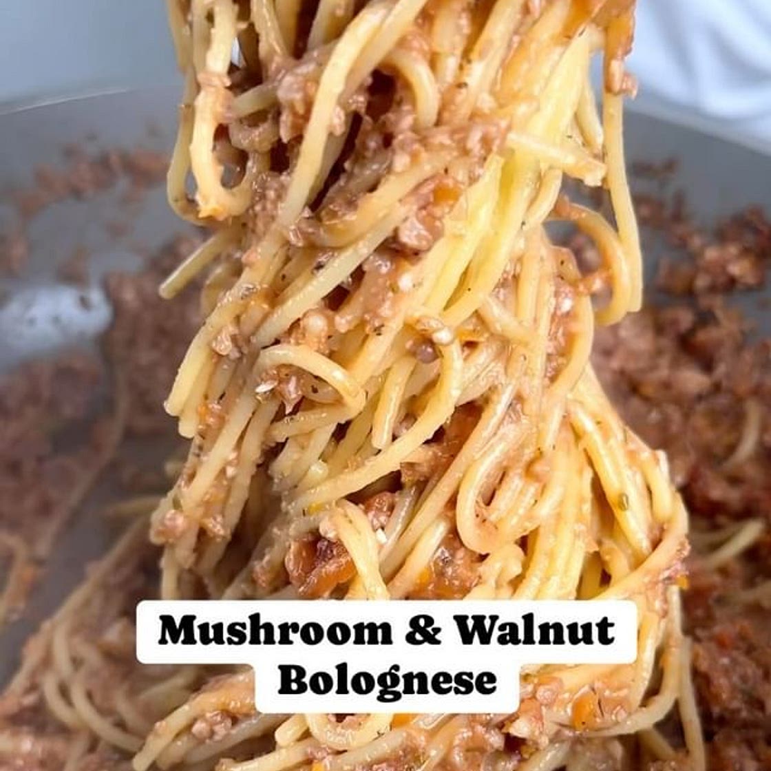 Mushroom & Walnut Bolognese