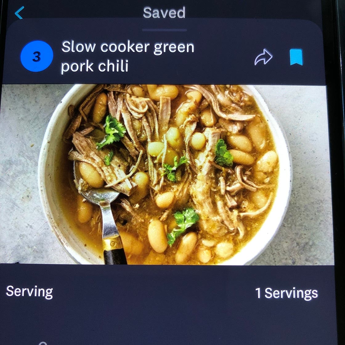 Slow cooker green pork chili