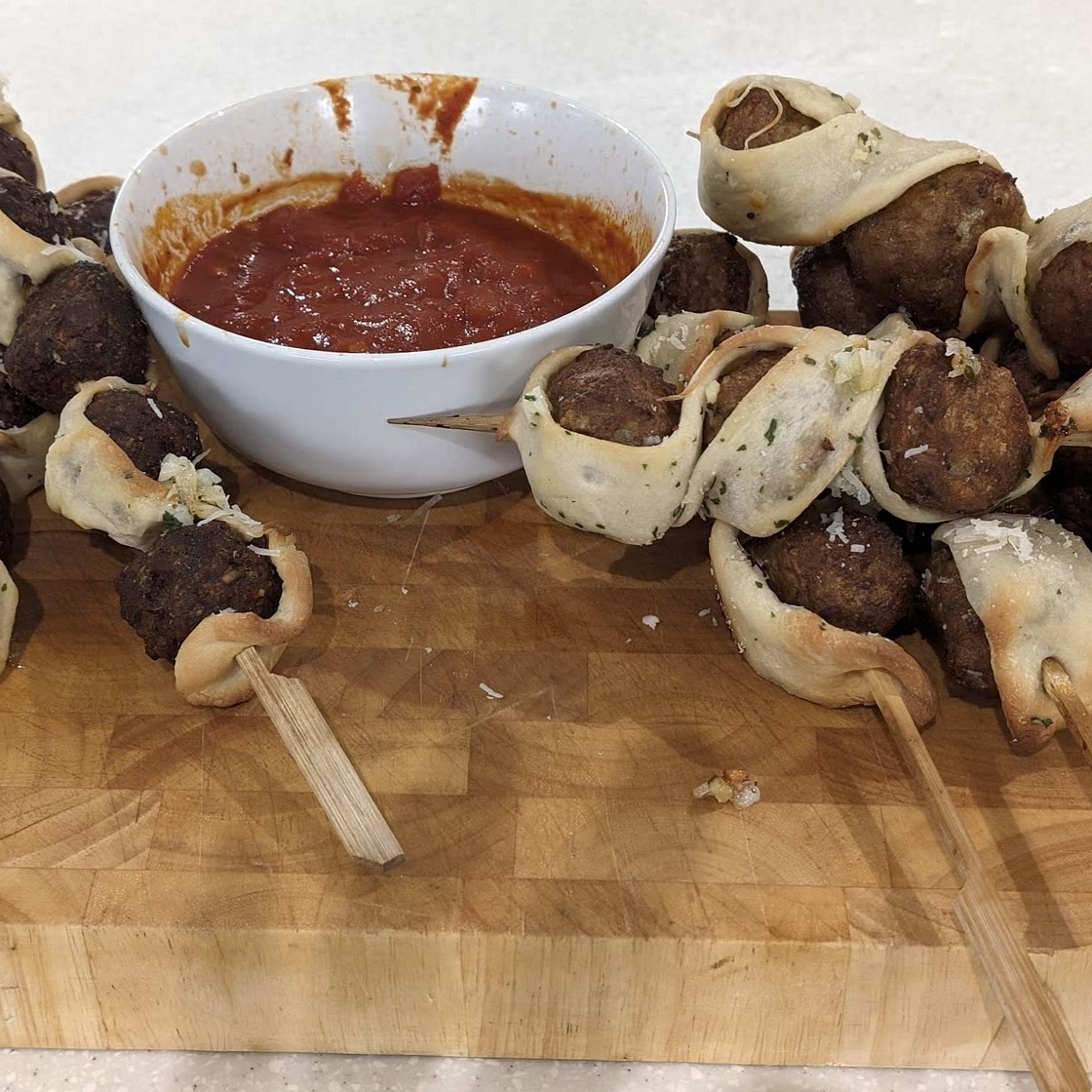 Meatball Subs on a Stick