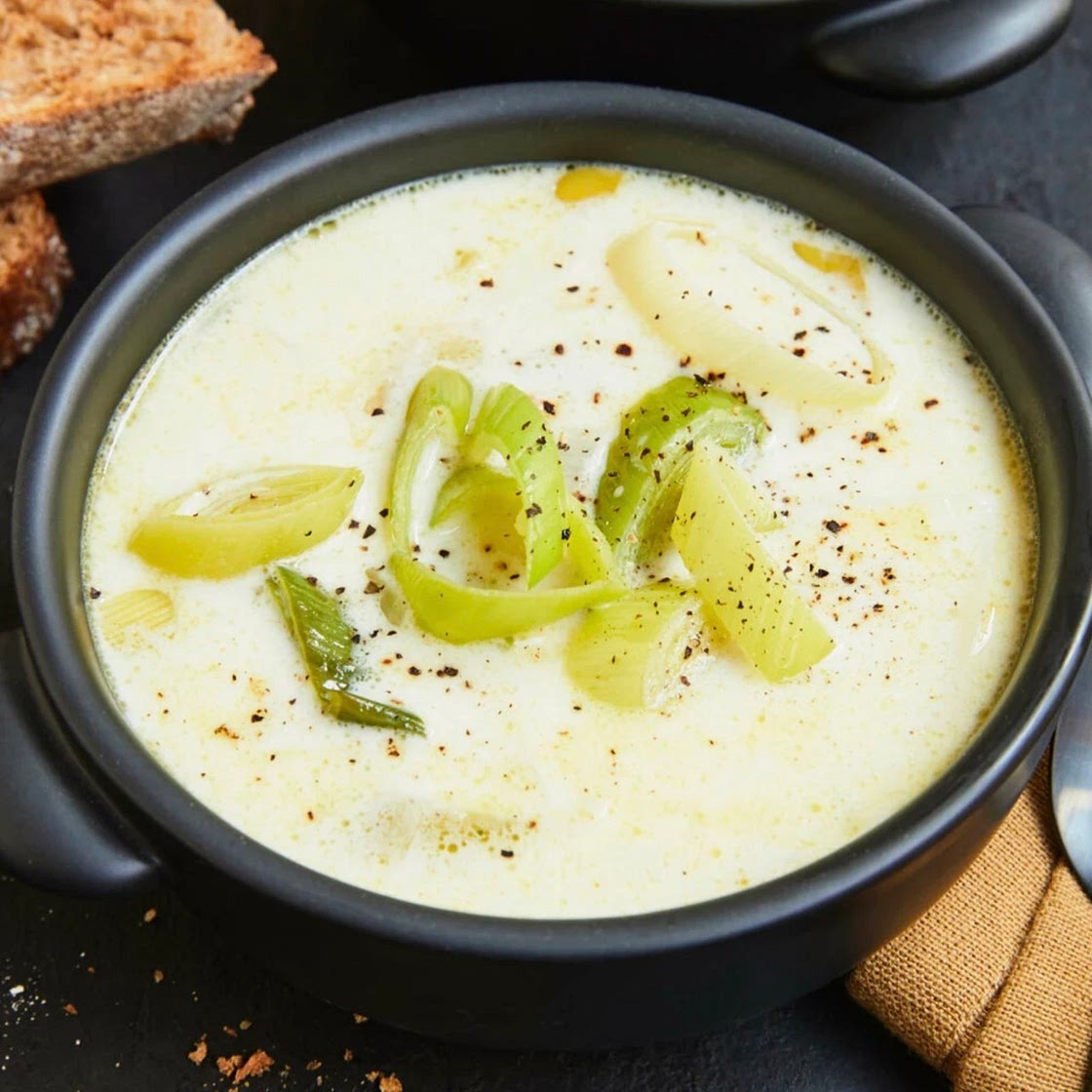 Käse-Lauch-Suppe vegetarisch