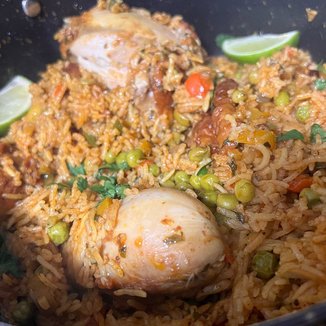 Mama's Puerto Rican Chicken and Rice (Arroz con Pollo)