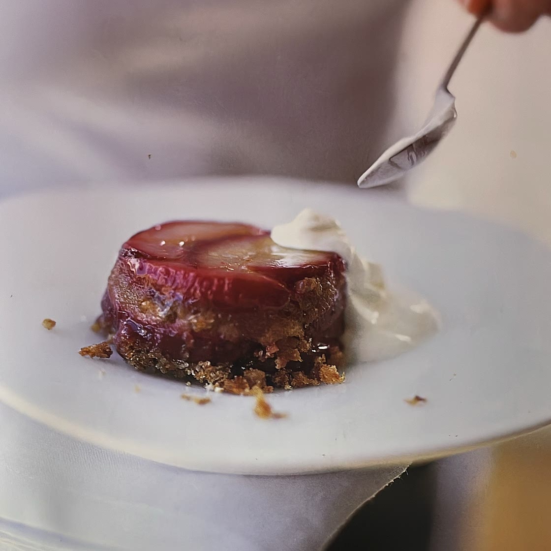 Plum fudge pudding 