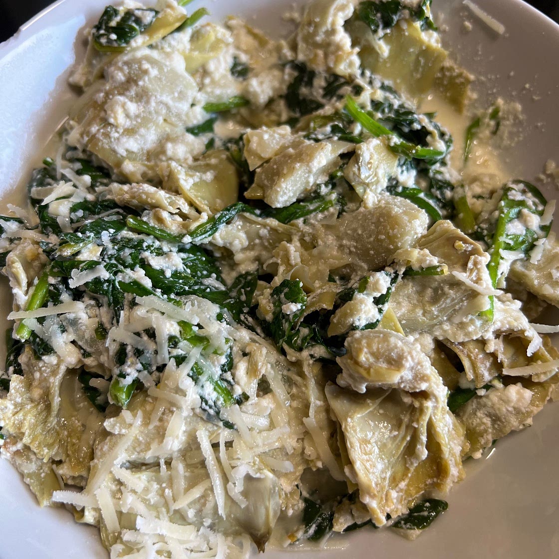 Spinach Artichoke Bowl - Justine Doiron