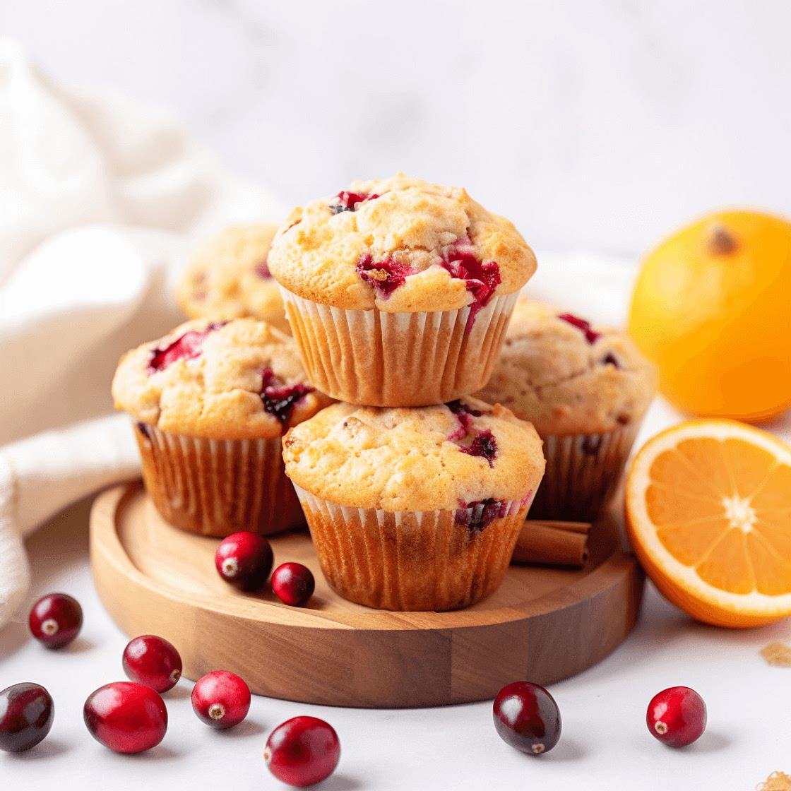 Cranberry Orange Spice Muffins