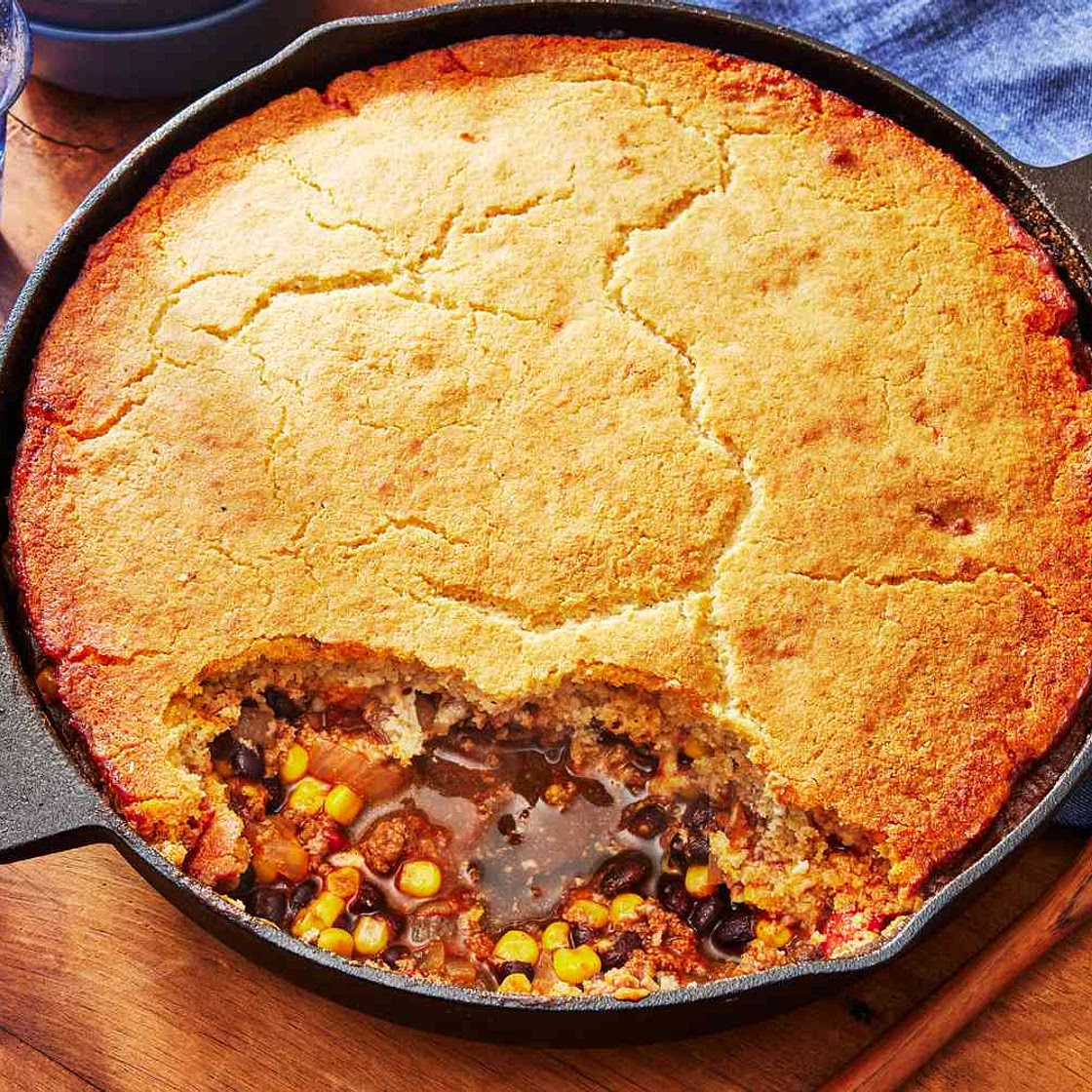 Cornbread Cowboy Casserole