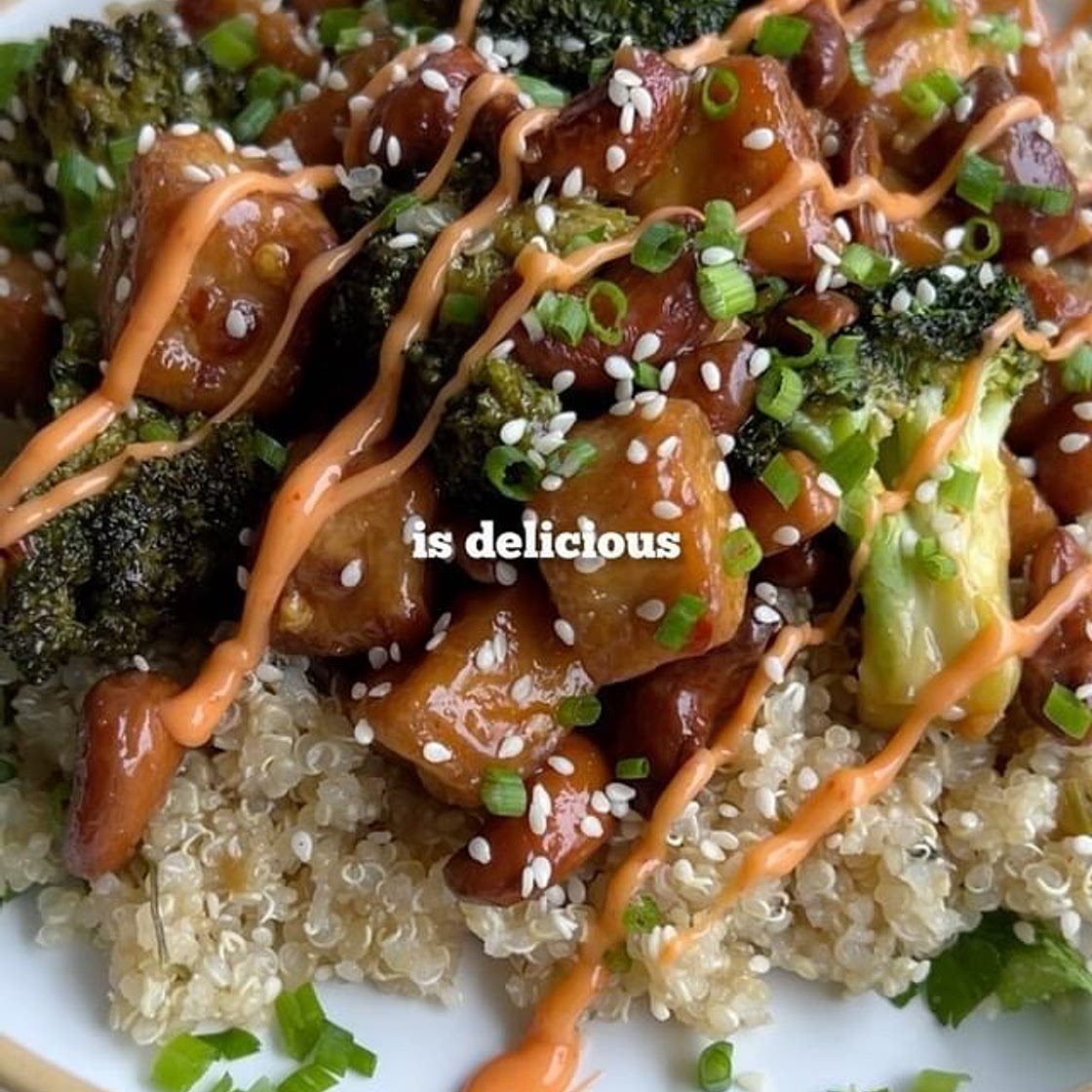 Sticky lime tofu