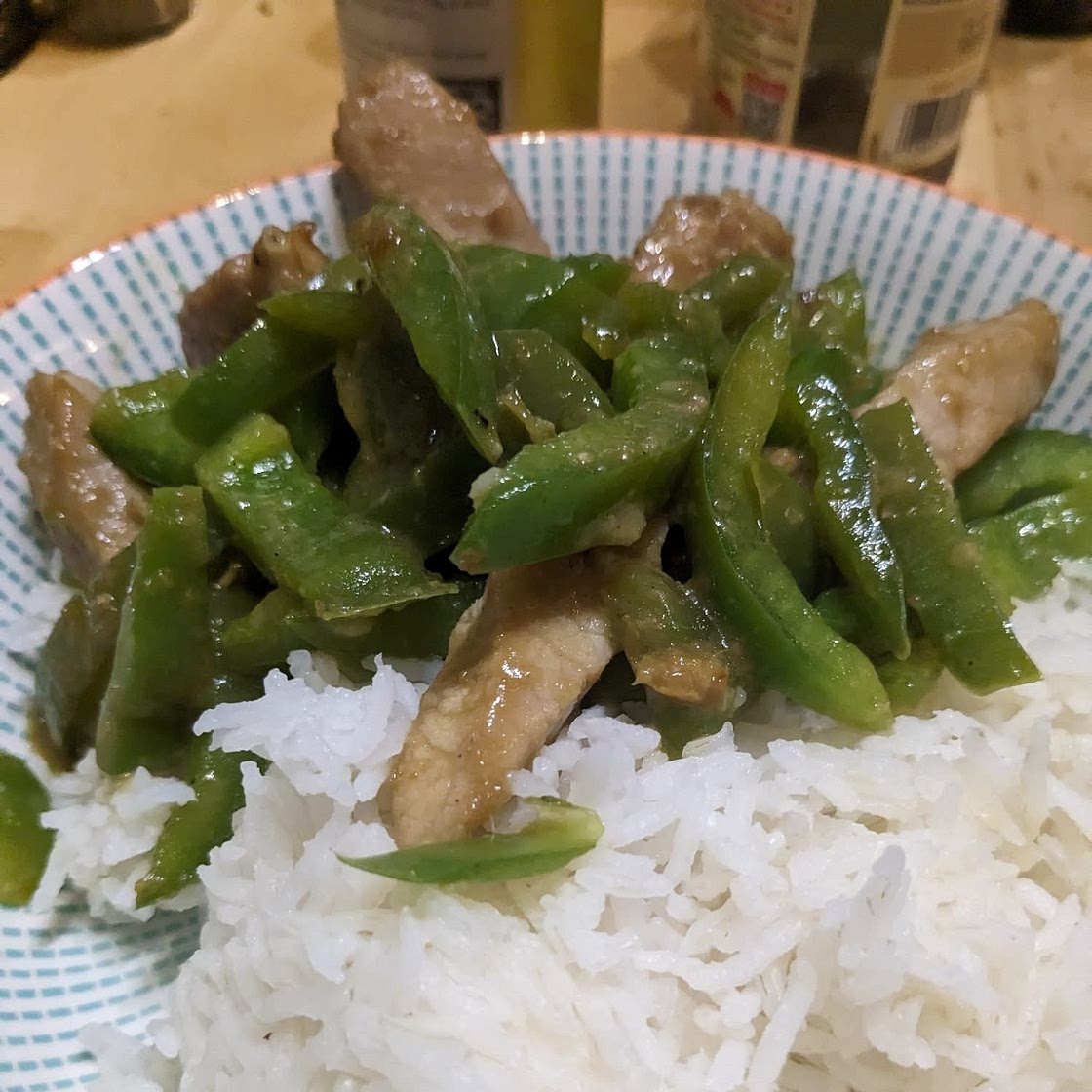 Green Pepper With Sliced Porkloin Stir Fry | 青椒炒肉