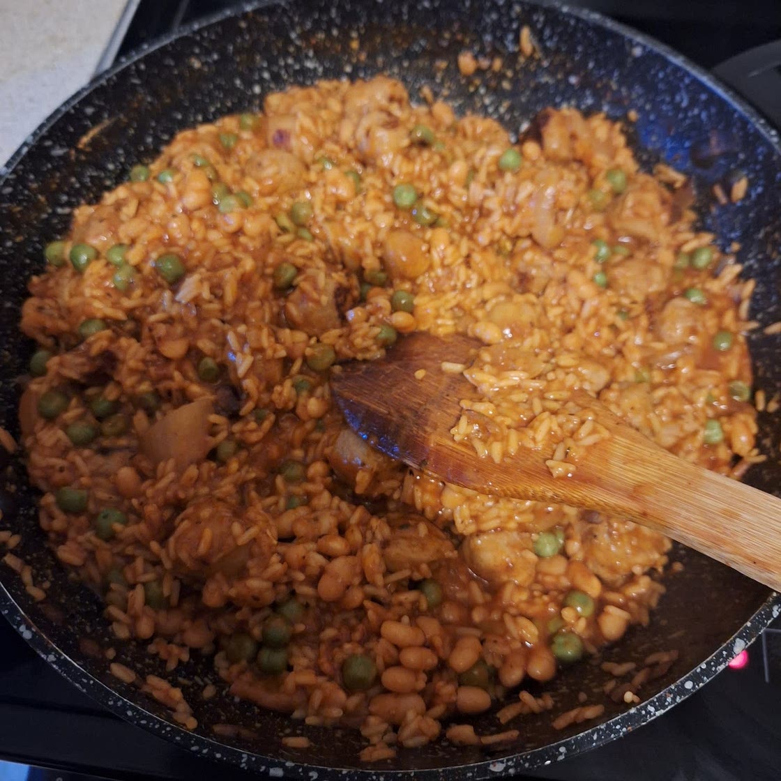 Cajun Sausage and Rice Skillet