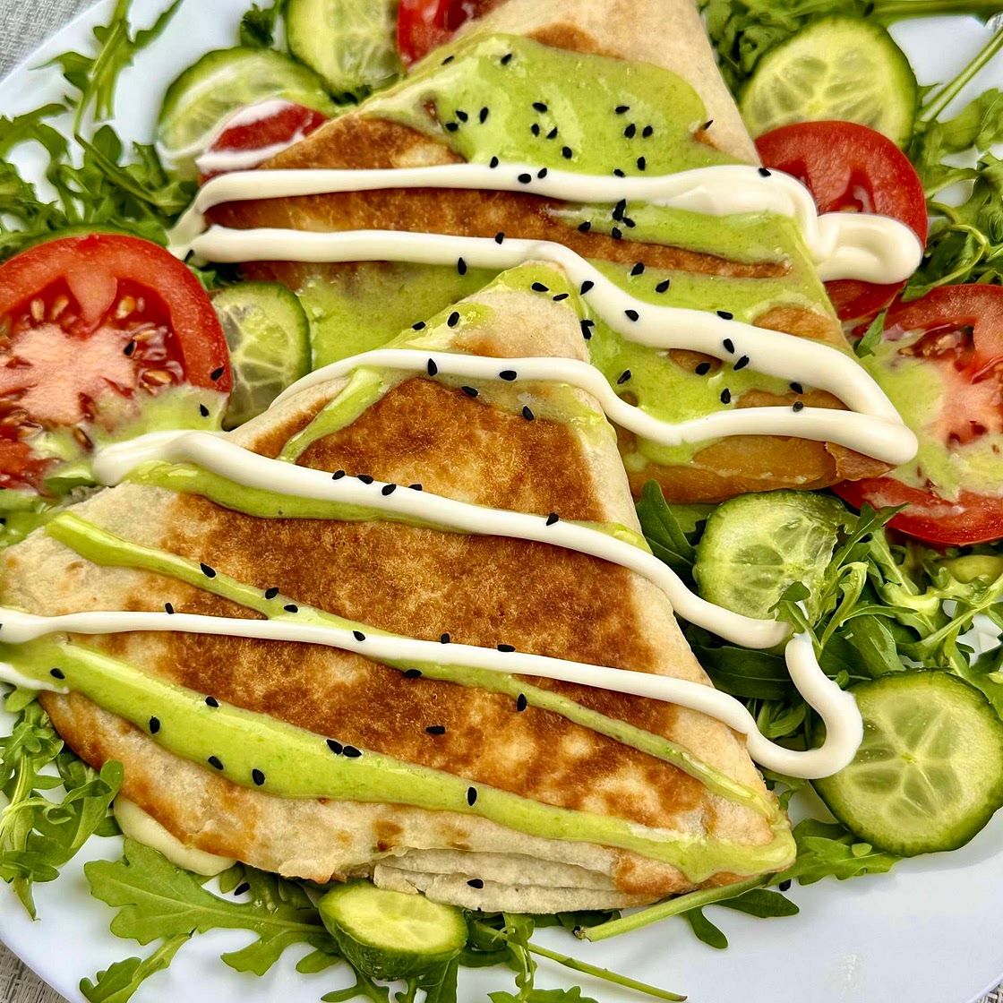 Cheese and Potato Tortilla pockets 
