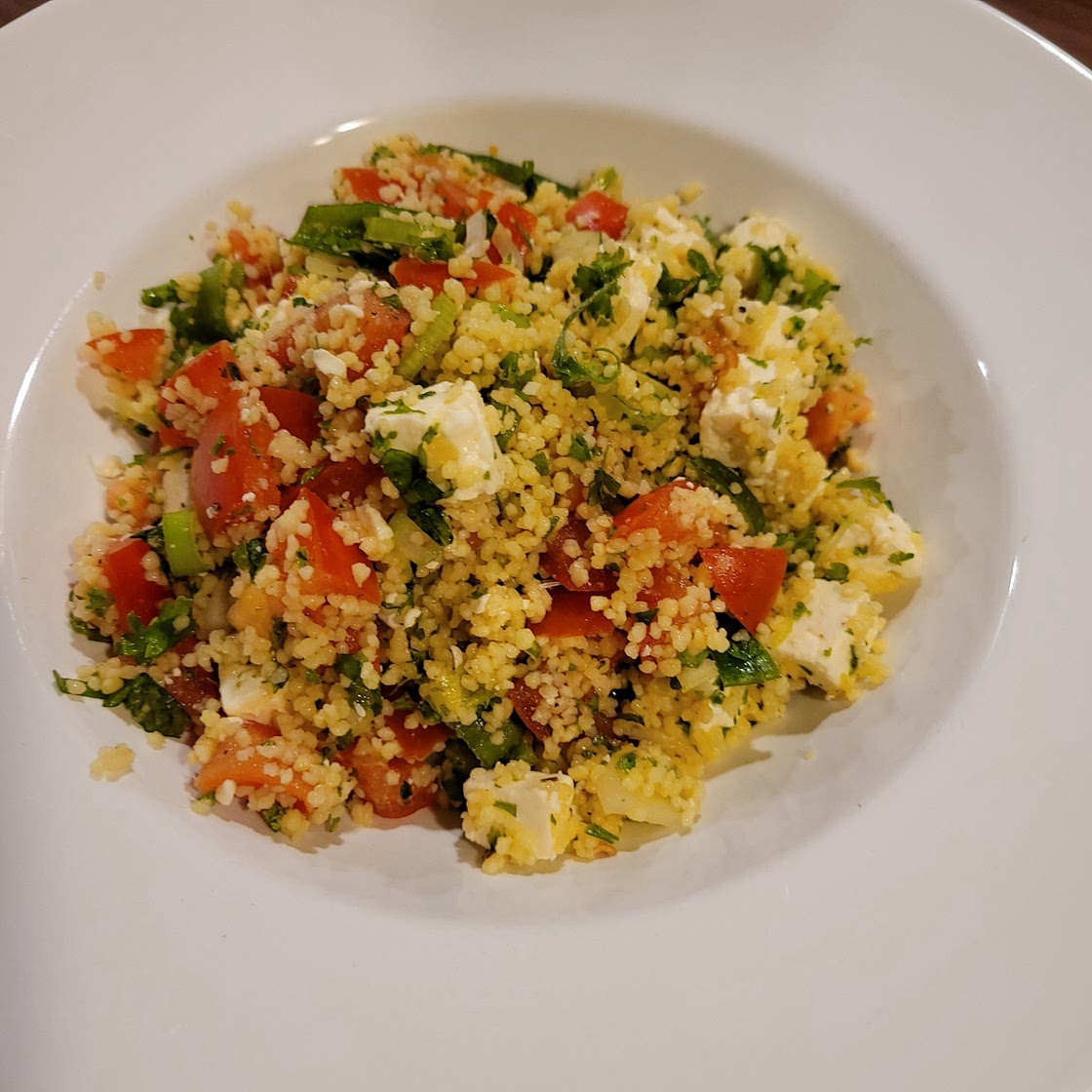 Couscous - Salat mit Tomaten und Feta